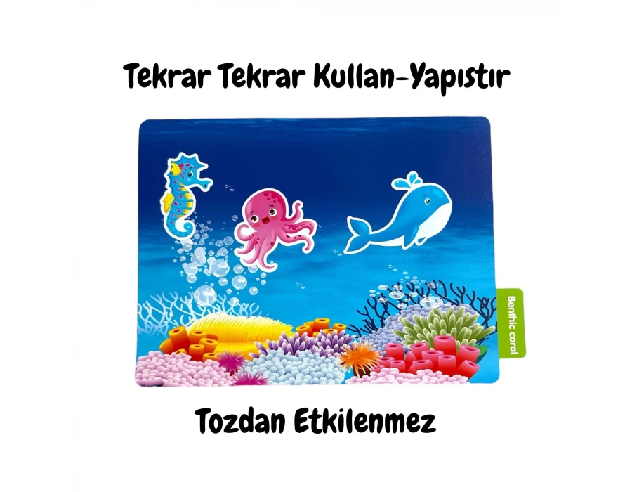 LİNO TEKRAR TEKRAR KULLANILABİLEN STICKER SEAWORLD