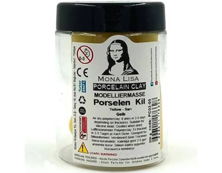Monalisa Porselen Kil 200 g koyu sarı