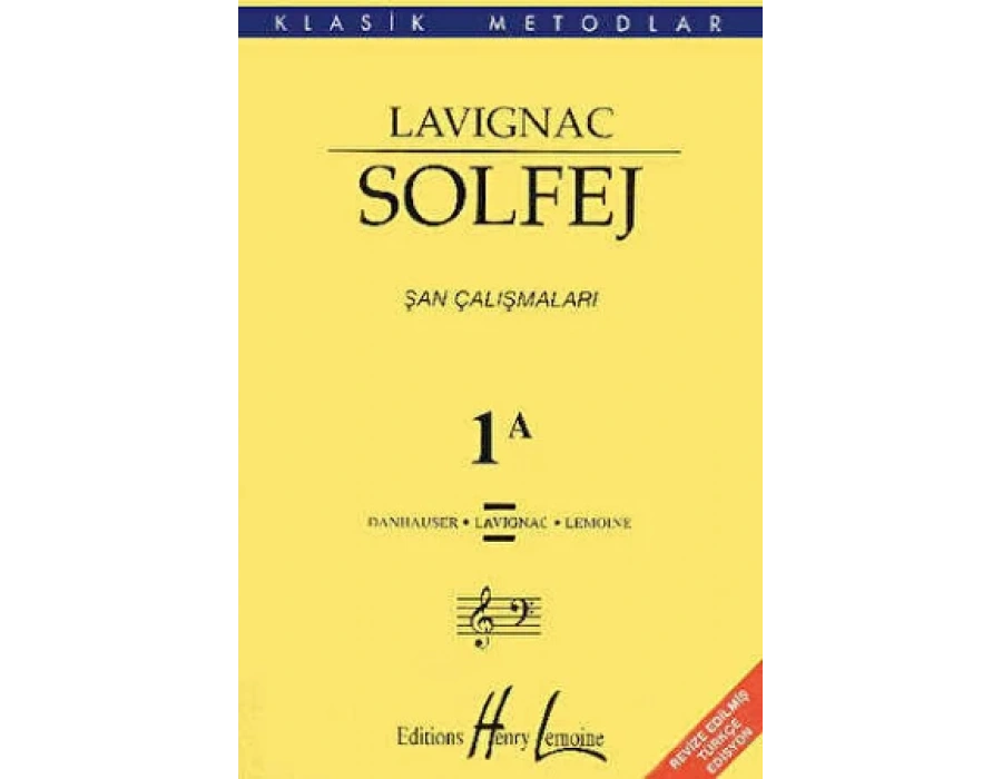 Lavignac Solfej 1A - Şan Çalışmaları