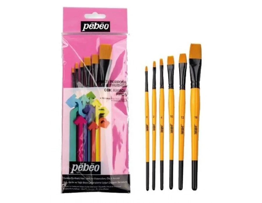 Pebeo Çok Amaçlı Fırça Seti - Set 3