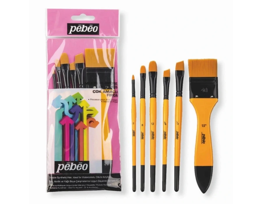 Pebeo Çok Amaçlı Fırça Seti - Set 8