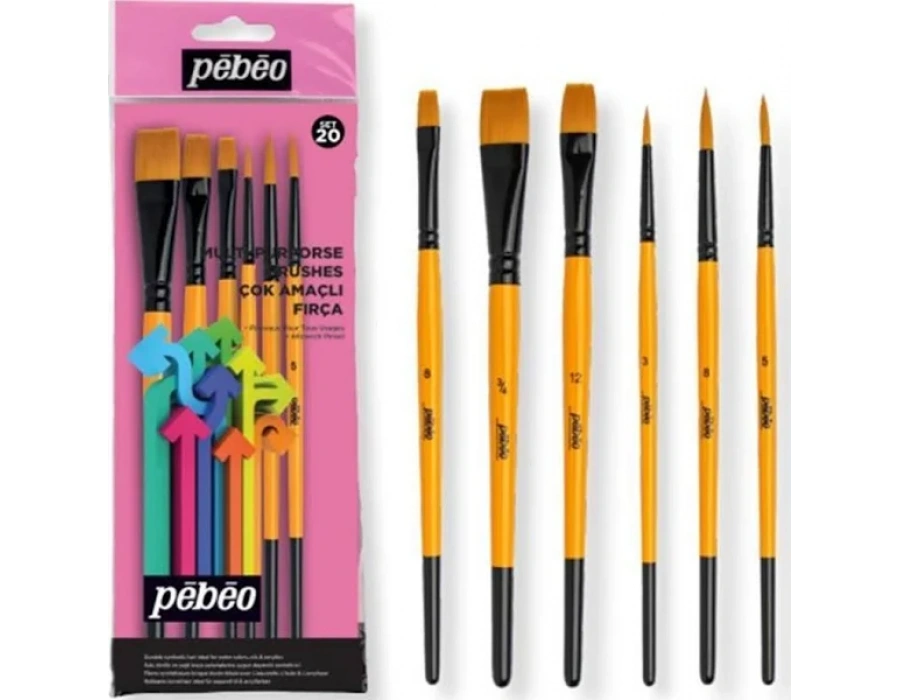 Pebeo Fırça Seti 6lı Set-20