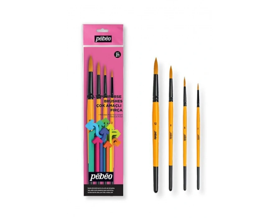 Pebeo Fırça Seti 4lü Set-21