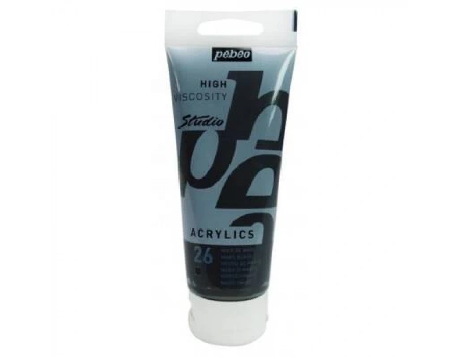 Pebeo Studio Akrilik Boya 100 ml. 26 Mars Black