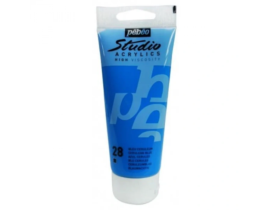 Pebeo Studio Akrilik Boya 100ml - 28 Cerulean Blue