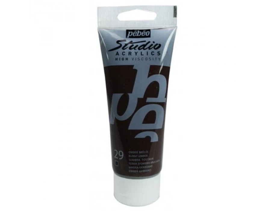 Pebeo Studio Akrilik Boya 100ml - 29 Burnt Umber