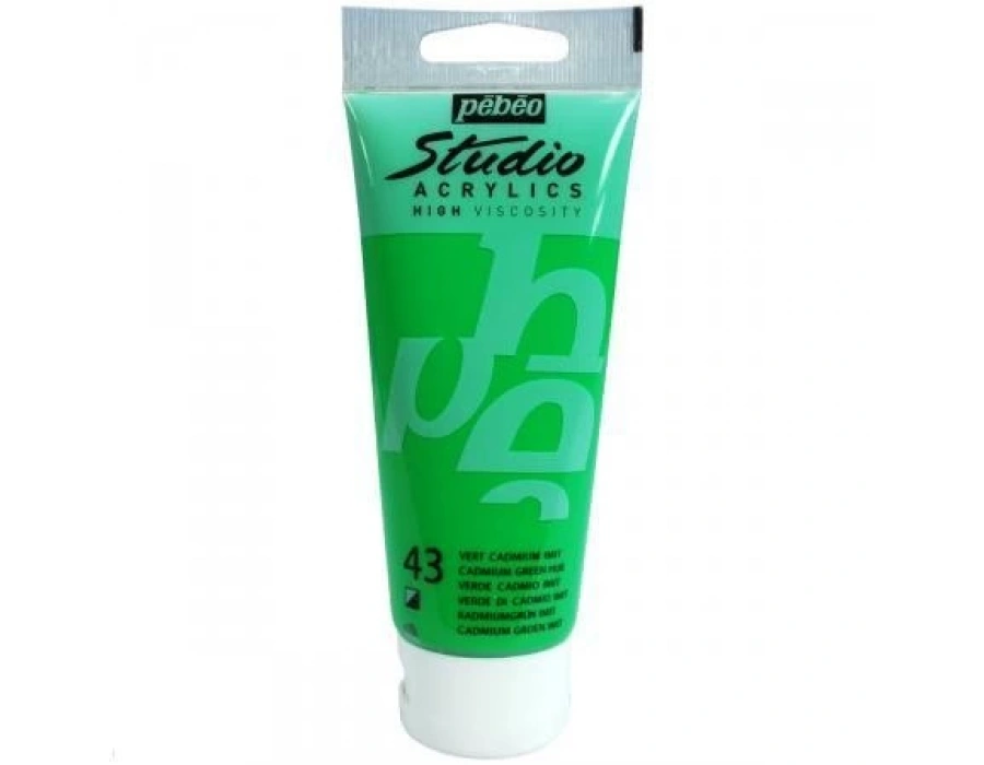 Pebeo Studio Akrilik Boya 100ml - 43 Cadmium Green Hue