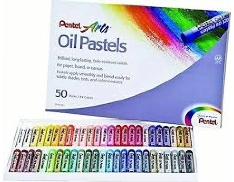 Pentel Oil Pastels Yağlı Pastel 50 Li Renk