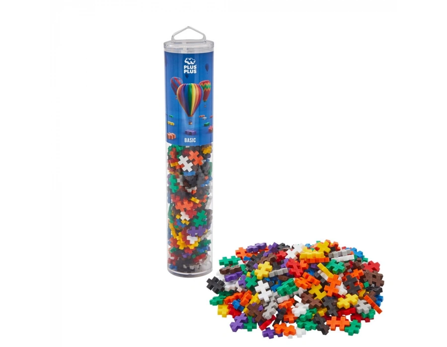 PLUS-PLUS BIG 15 PC TUBE - FLAMINGO