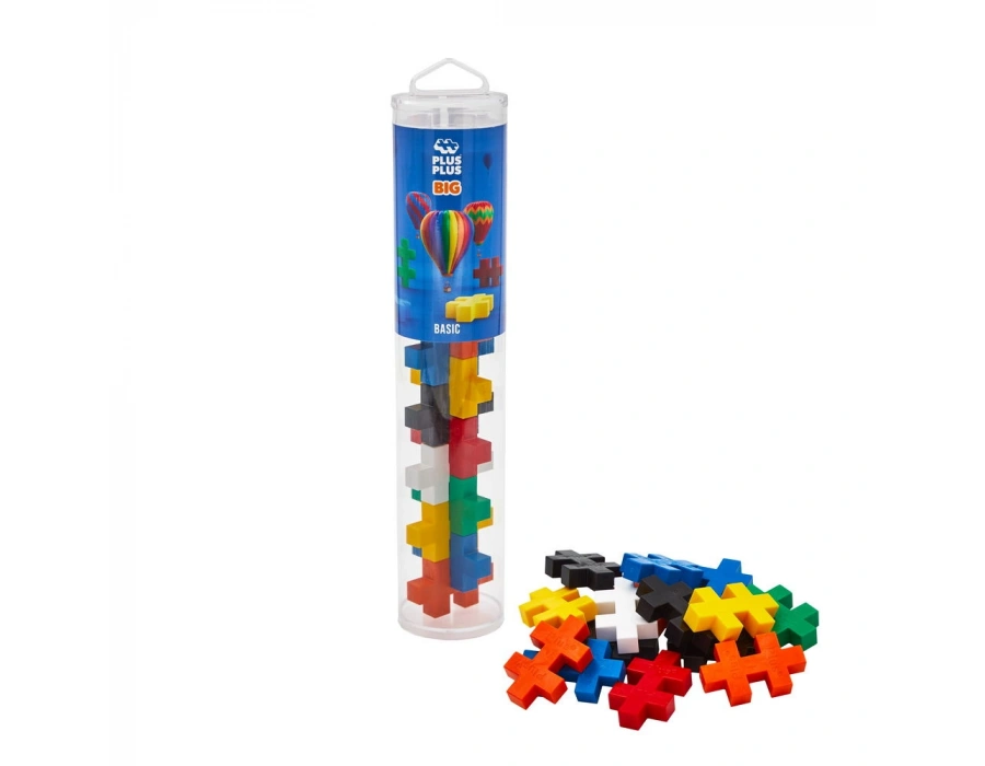 PLUS-PLUS BIG BASIC /15PCS TUBE