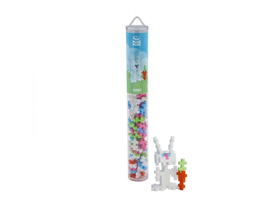PLUS-PLUS BUNNY TUBE / 100 PCS TUBE