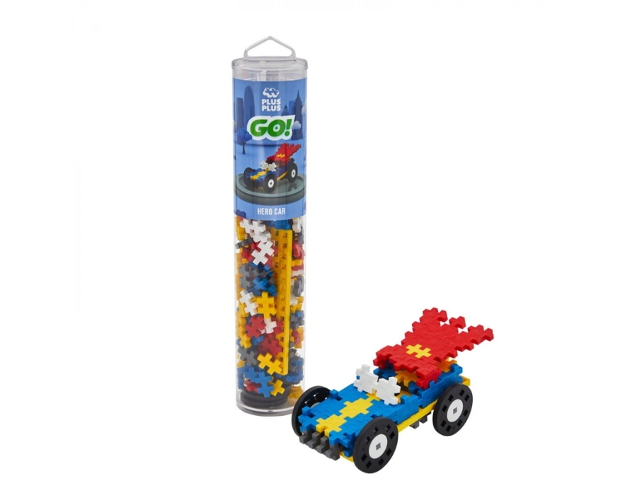 PLUS-PLUS COLOR CARS HERO / 200 PCS TUBE