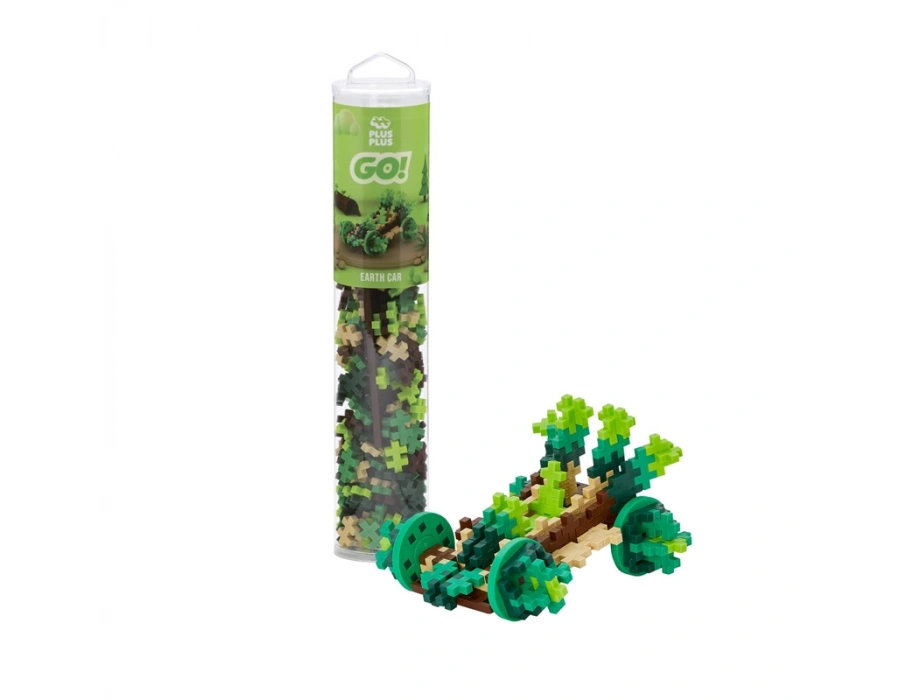PLUS-PLUS COLOR CARS EARTH / 200 PCS TUBE