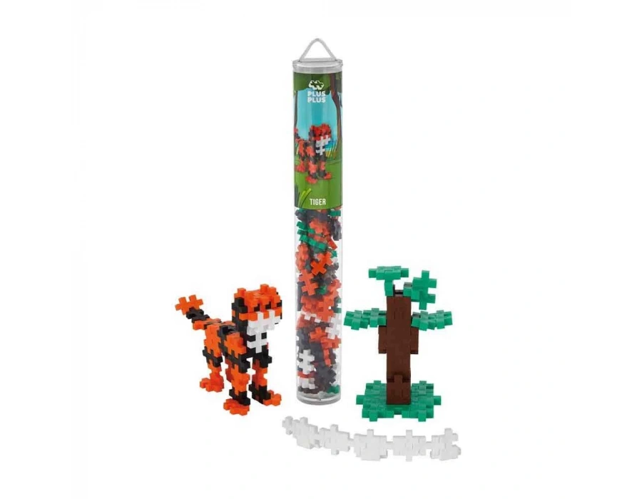 Plus-Plus PP-4088 Tiger 100 Parça Tüp