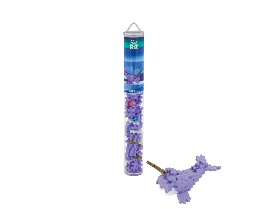 PLUS-PLUS NARWHALE / 100 PCS TUBE