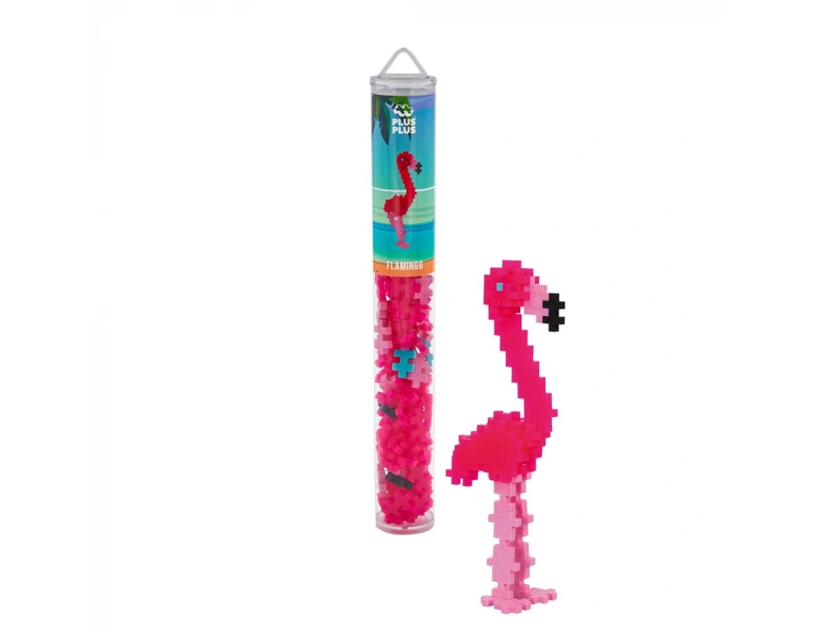 PLUS-PLUS FLAMINGO / 100 PCS TUBE