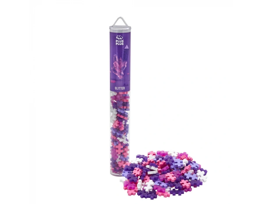 PLUS-PLUS GLITTER MIX /100 PCS TUBE