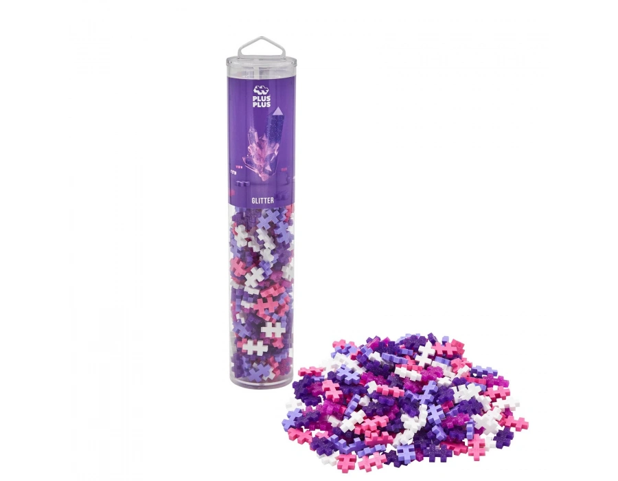 PLUS-PLUS GLITTER MIX / 240 PCS / TUBE