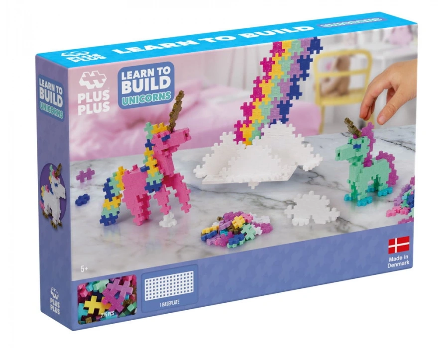 PLUS-PLUS LEARN TO BUILD UNICORNS