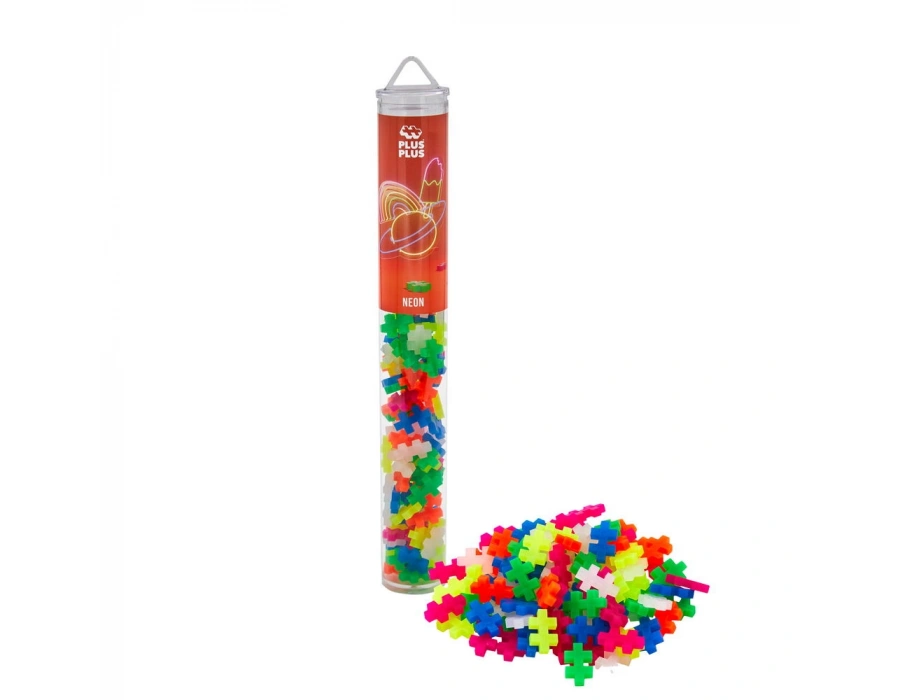 PLUS-PLUS NEON MIX / 100 PCS TUBE