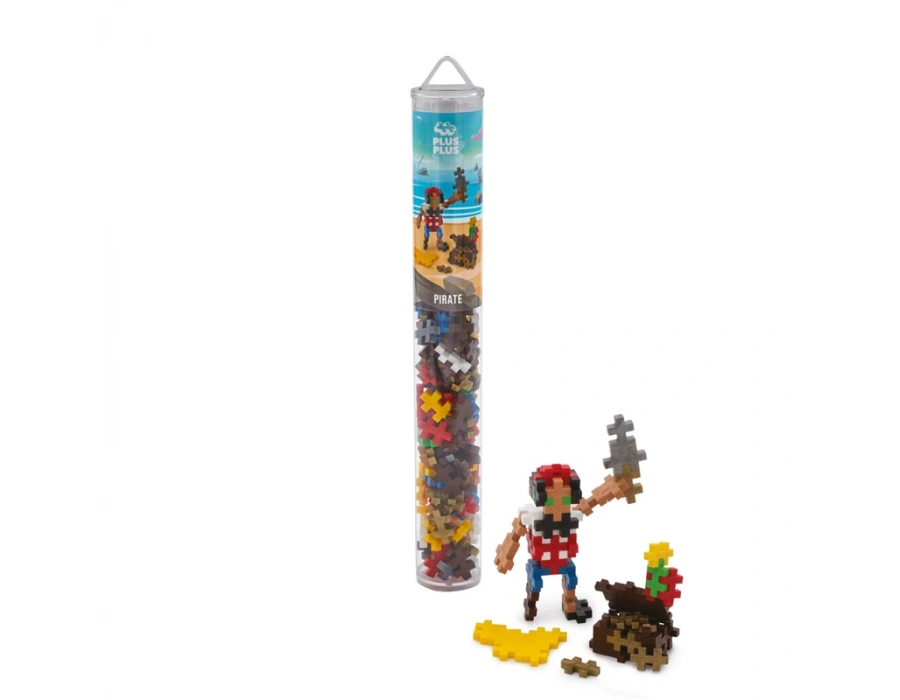 PLUS-PLUS PIRATE / 100 PCS TUBE