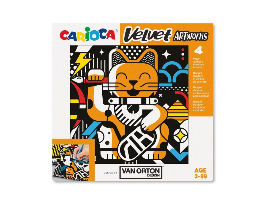 CARİOCA VELVET KADİFE BOYAMA VAN ORTON ART
