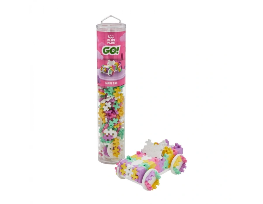 PLUS-PLUS COLOR CARS CANDY / 200 PCS TUBE