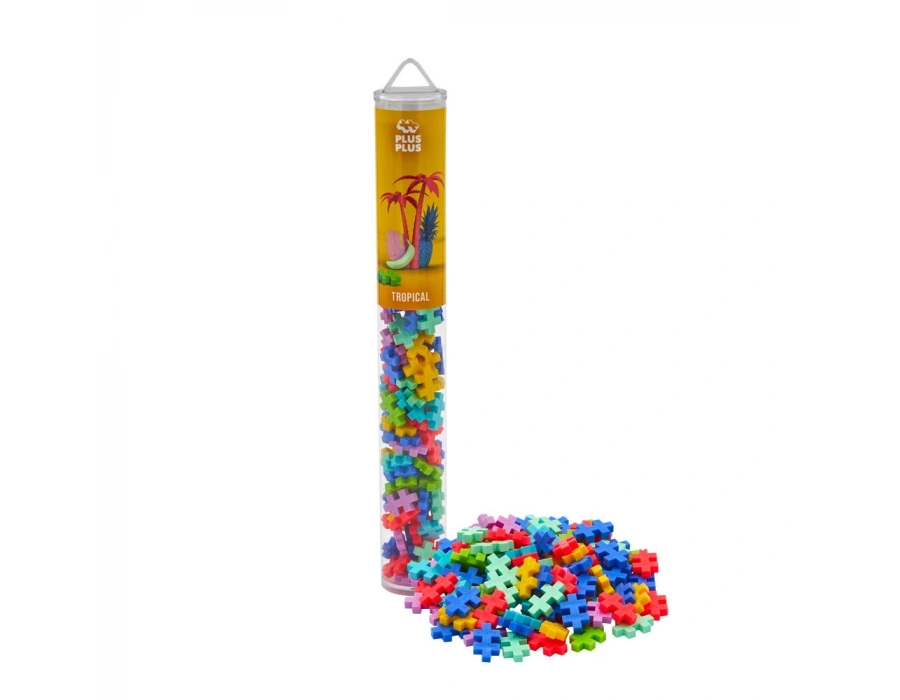 PLUS-PLUS TROPICAL MIX / 100 PCS TUBE