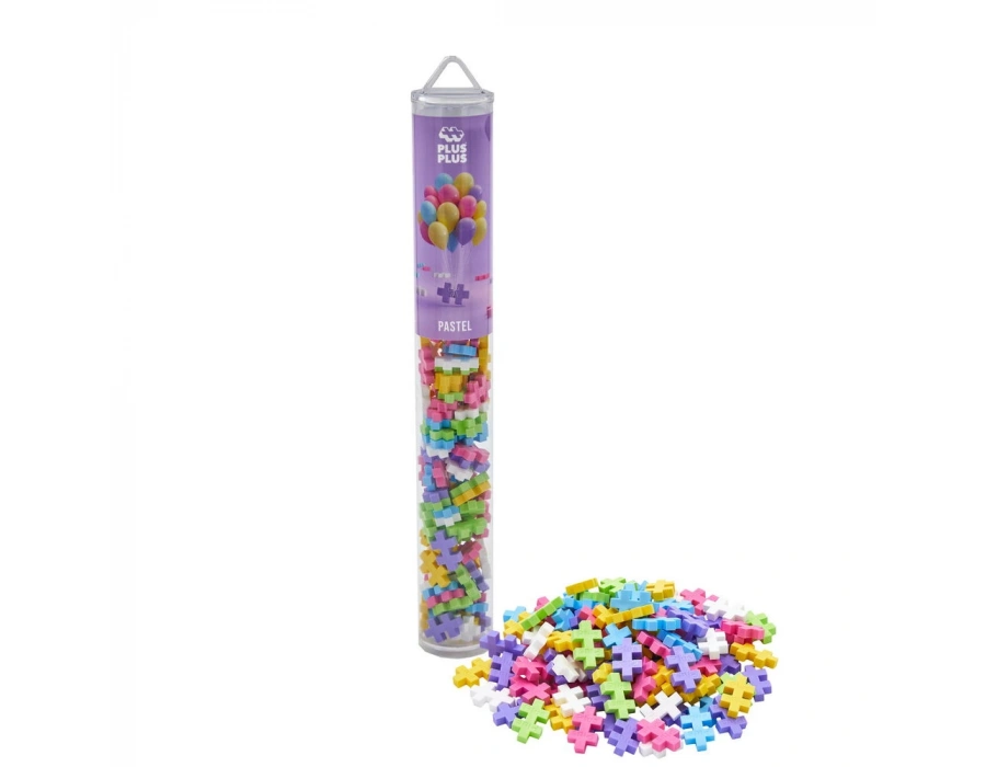 PLUS-PLUS PASTEL MIX /100 PCS TUBE