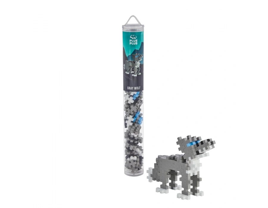 PLUS-PLUS WOLF / 100 PCS TUBE
