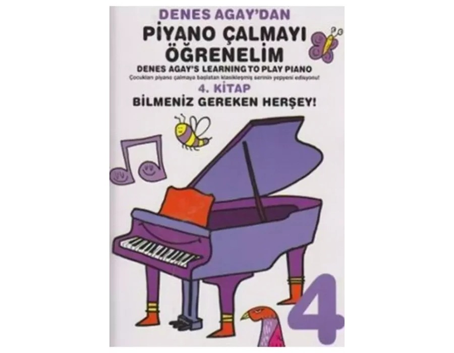 Porte Müzik Eğitim Yayınları Porte Müzik Yayınları Denes AgayDan Piyano Çalmayı Öğrenelim 4