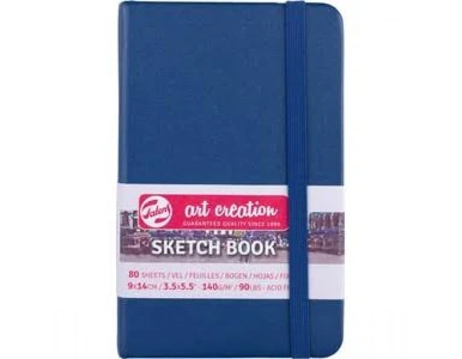 Talens Art Creation : Sert Kapak Eskiz Defteri : 140 gr : Lacivert : 9 cm x 14 cm
