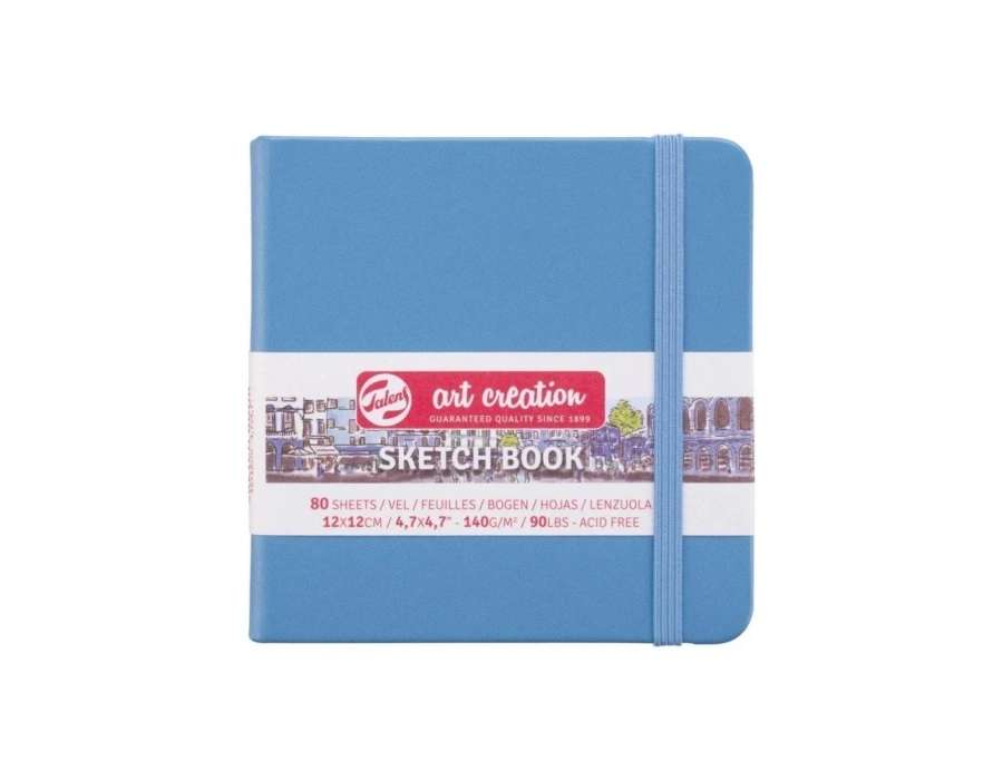 Talens Art Creation Eskiz Bloğu Sert Kapak 140gr 12x12cm Mavi 80yp