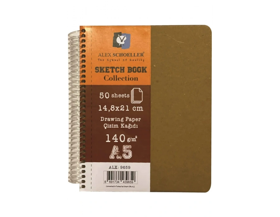 alex schoeller Schoellershammer Sketchbook Collection A5 140gr 50yp Eskiz Defteri / Alx.9659