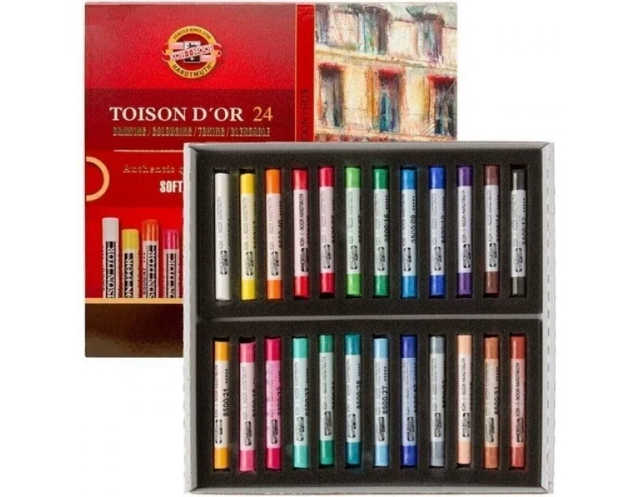 Kohinoor Toison Dor Soft toz Pastel Boya 24 Renk