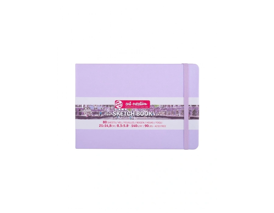 Talens Sert Kapaklı Eskiz Defteri 140Gr. 14.8X21Cm 80 Yp. violet