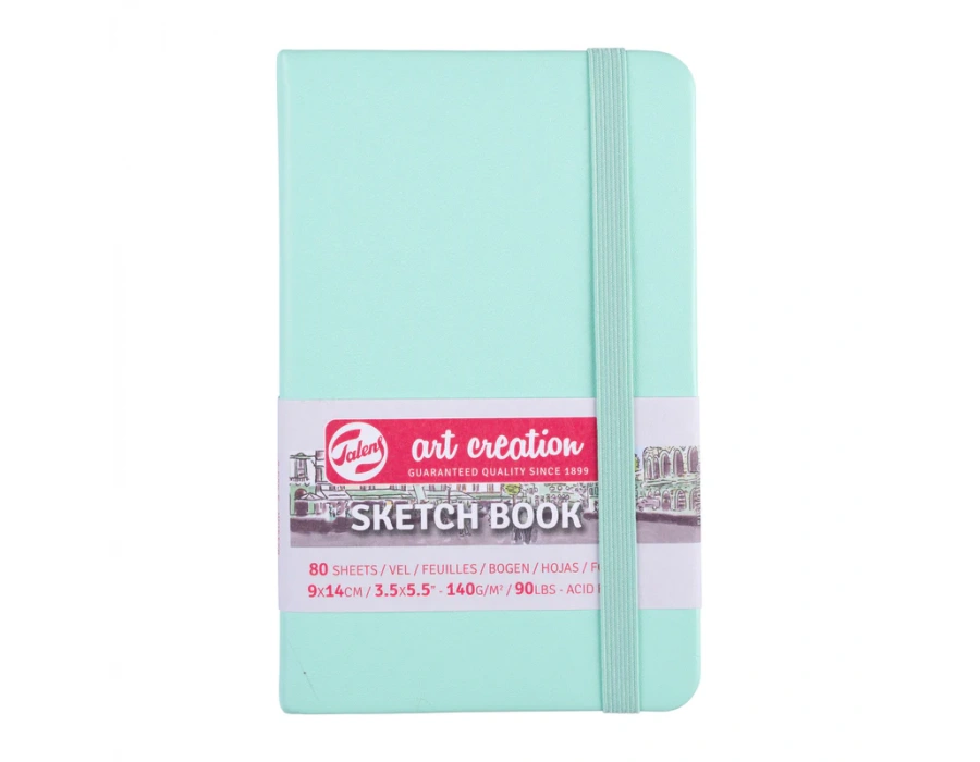 Talens Art Creation Sketch Book Eskiz Defteri 80 Yaprak 140 g 13x21 cm Taze Nane yeşil