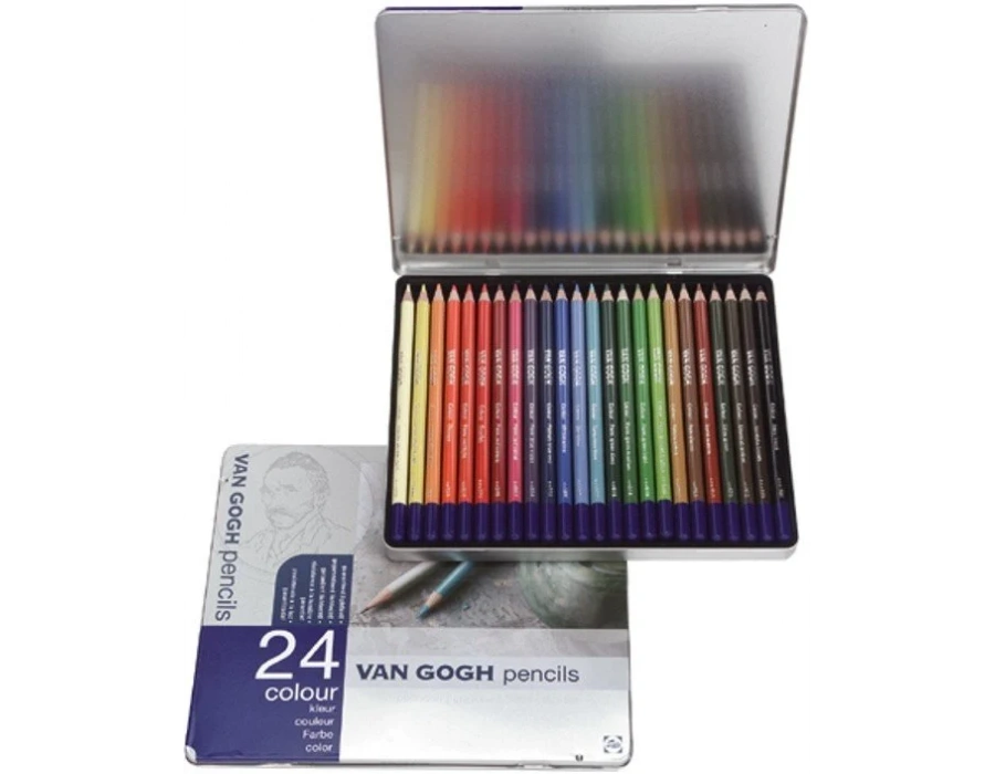 Van Gogh Colour Kuru Boya Kalem Seti Metal Kutu 24lü