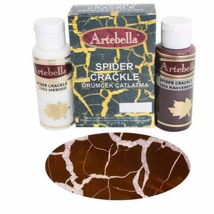 artebella spider crackle örümcek çatlatma çikolata