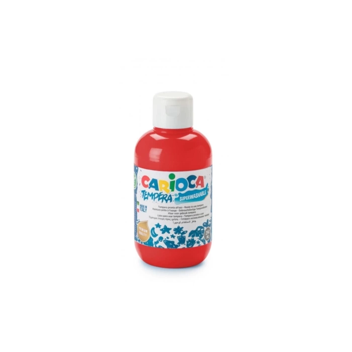 Tempera Boya (SÜPER YIKANABİLİR) 250ml - Kırmızı