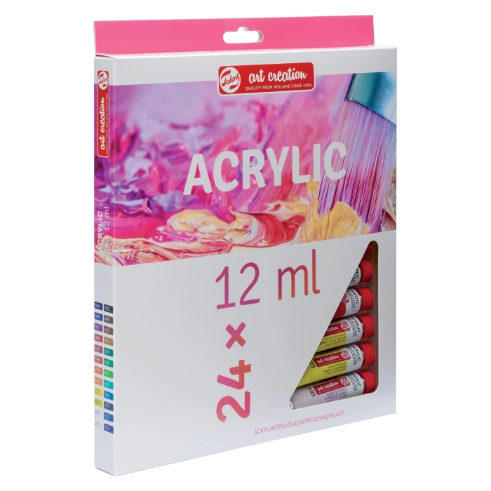 Talens Art Creation – Akrilik boya seti – 24 tüpler her biri 12 ml