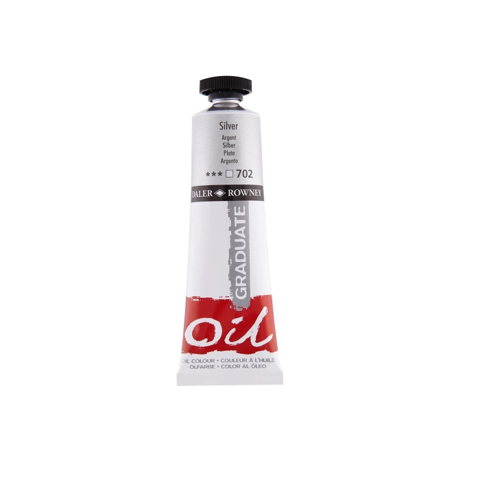 Daler Rowney Graduate Yağlı Boya Grad Oil, 38 Ml, Silver