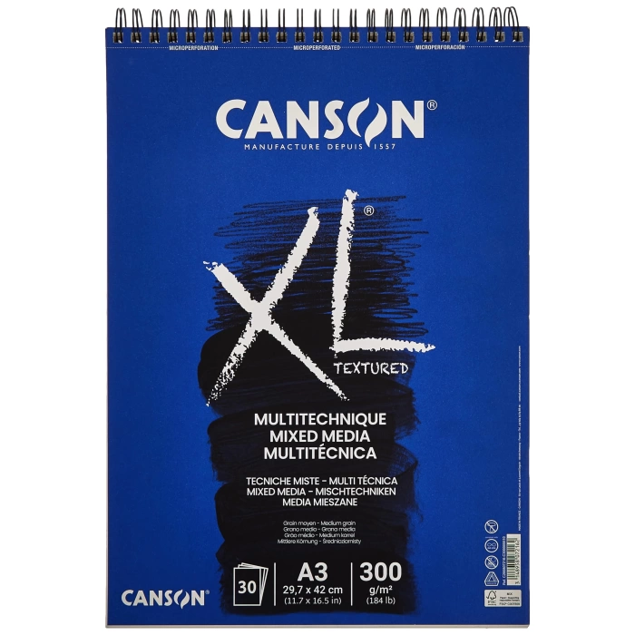 Canson Spp Canxl Mix Media 30S A3 300G Çok Amaçlı Blok