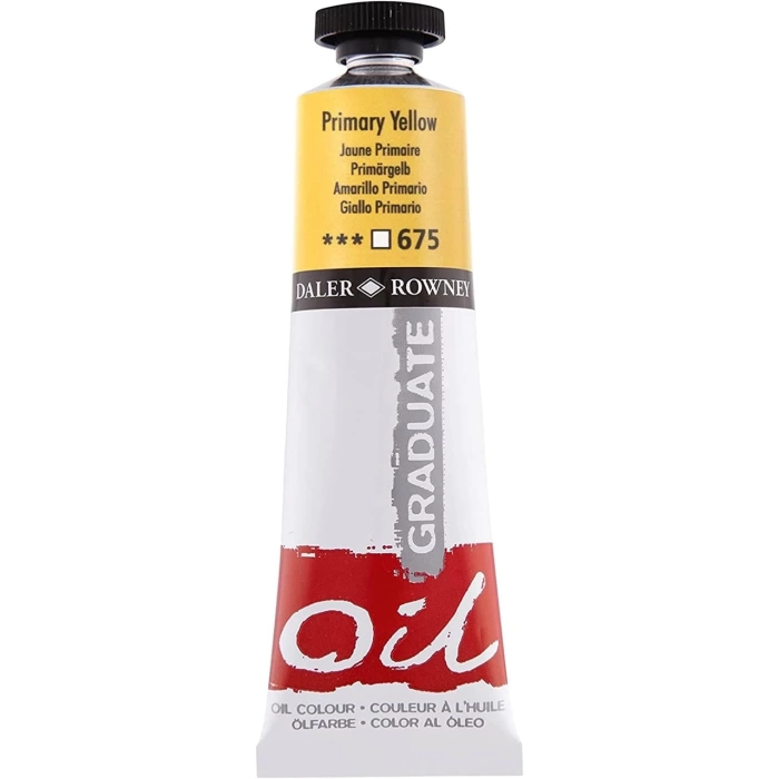 Daler Rowney Graduate Yağlı Boya Grad Oil, 38 Ml, Primary Yellow