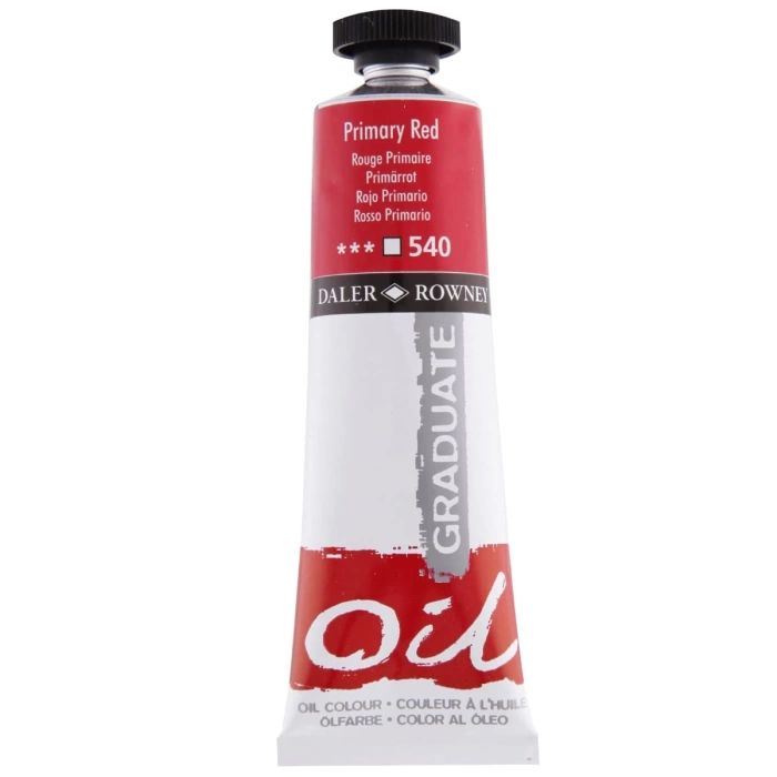 Daler Rowney Graduate Yağlı Boya Grad Oil, 38 Ml, Primary Red