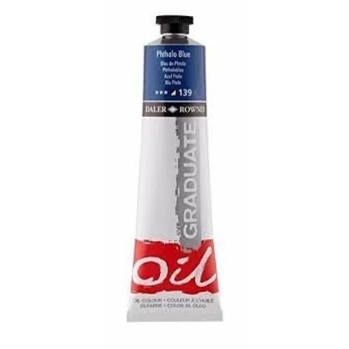 Daler Rowney Graduate Yağlı Boya Grad Oil, 38 Ml, Phthalo Blue