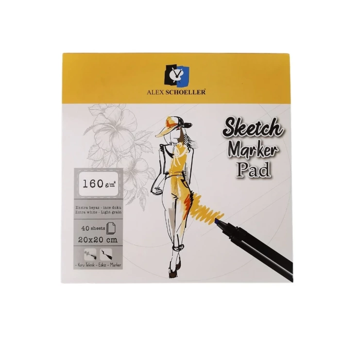 Alex Schoeller Eskiz Blok A5 Spiralli 180 Gr 25Li