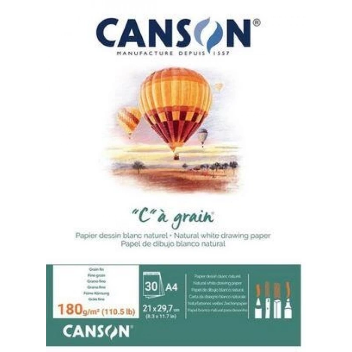 Canson C à Grain Çizim Blok A4 180 g 30 Yaprak
