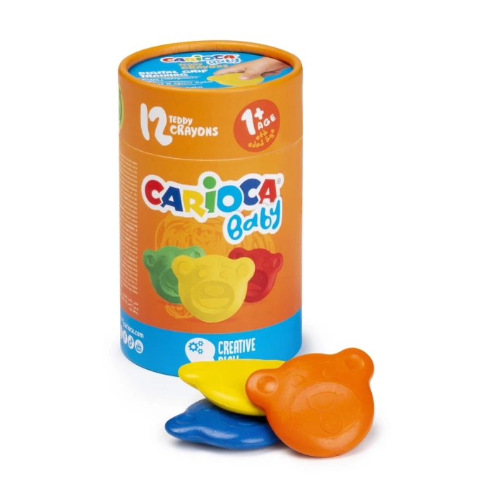 CARİOCA TEDDY BEBEK CRAYONS 12Lİ +1 YAŞ