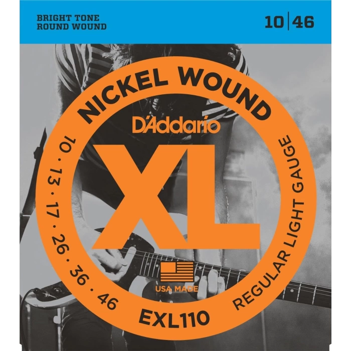 DADDARİO EXL110 ELEKTRO GİTAR TEL SETİ, XL, 10-16, NICKEL WOUND, SU